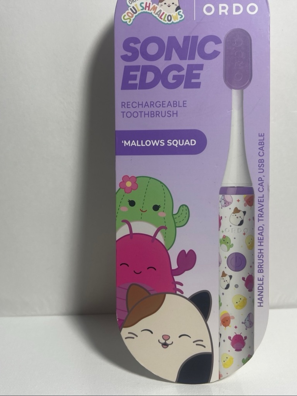 Ordo Sonic Edge Rechargeable Toothbrush – Purple Mallows Squad Design